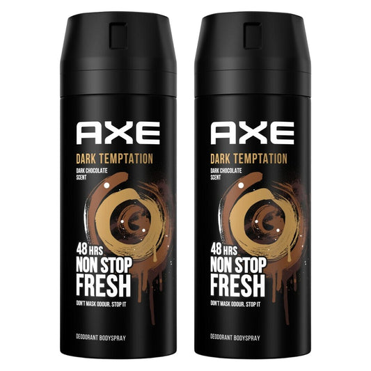 Axe - Deodorant - Spray - Dark Temptation - Dark Chocolate - 2x150ml