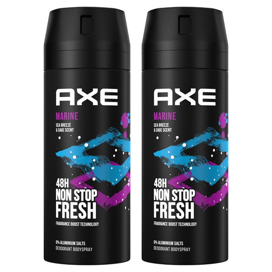Axe - Deodorant - Spray - Marine - Sea Breeze & Sage - 2x150ml