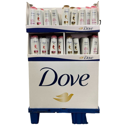 Dove - Display - Shampoo + Conditioner - 6 Assortimenten - 96 Stuks