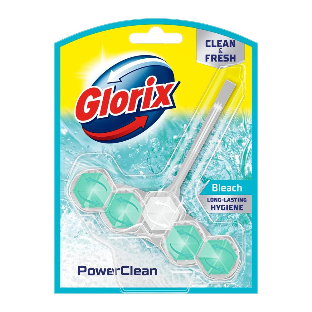 Glorix - Toiletblok - Power Clean - Bleach - 50g