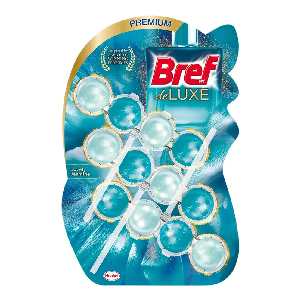 Bref - Toiletblok - Jasmine - Deluxe - Premium - 3x50g