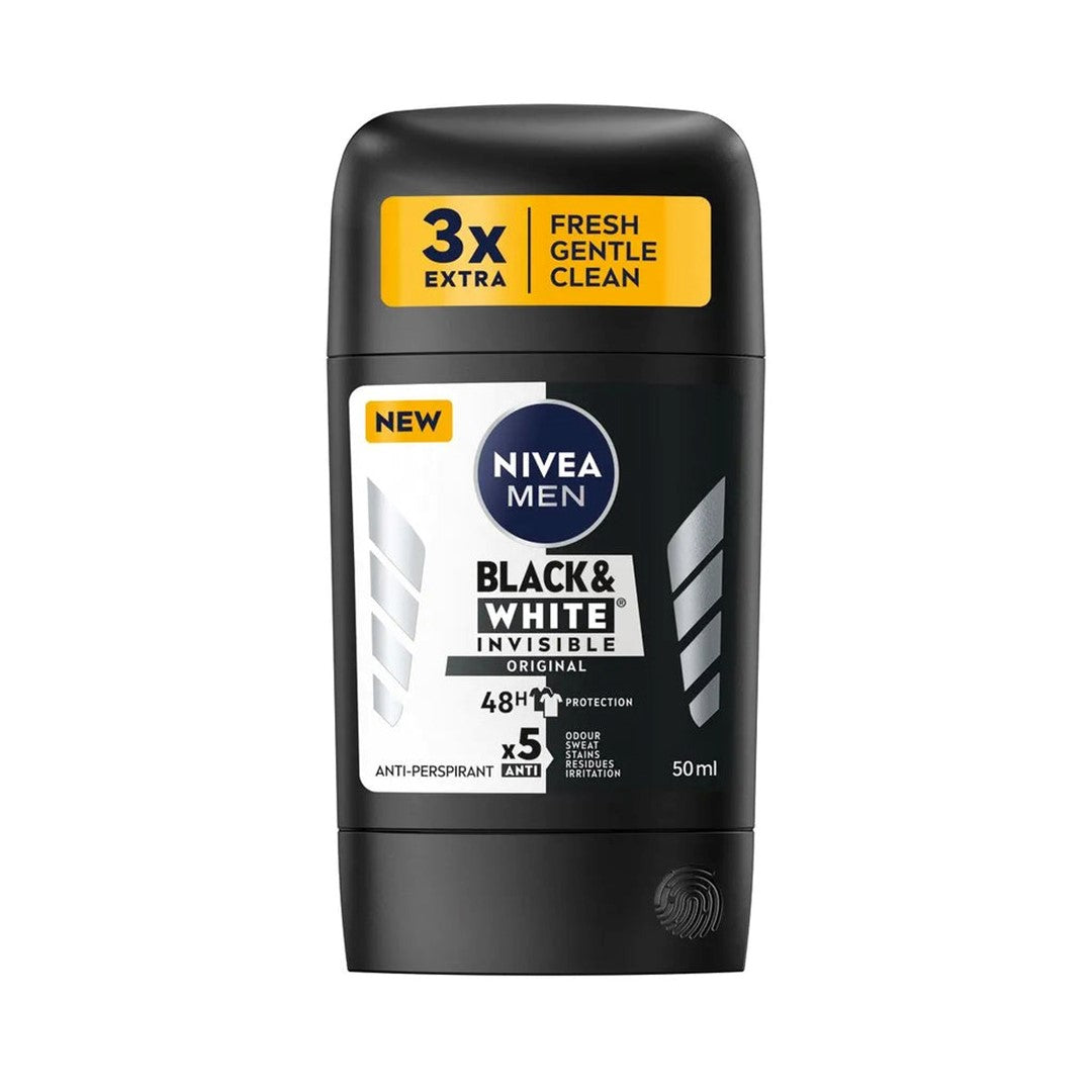 Nivea Men - Deodorant - Stick - Black&White - Original - 50ml