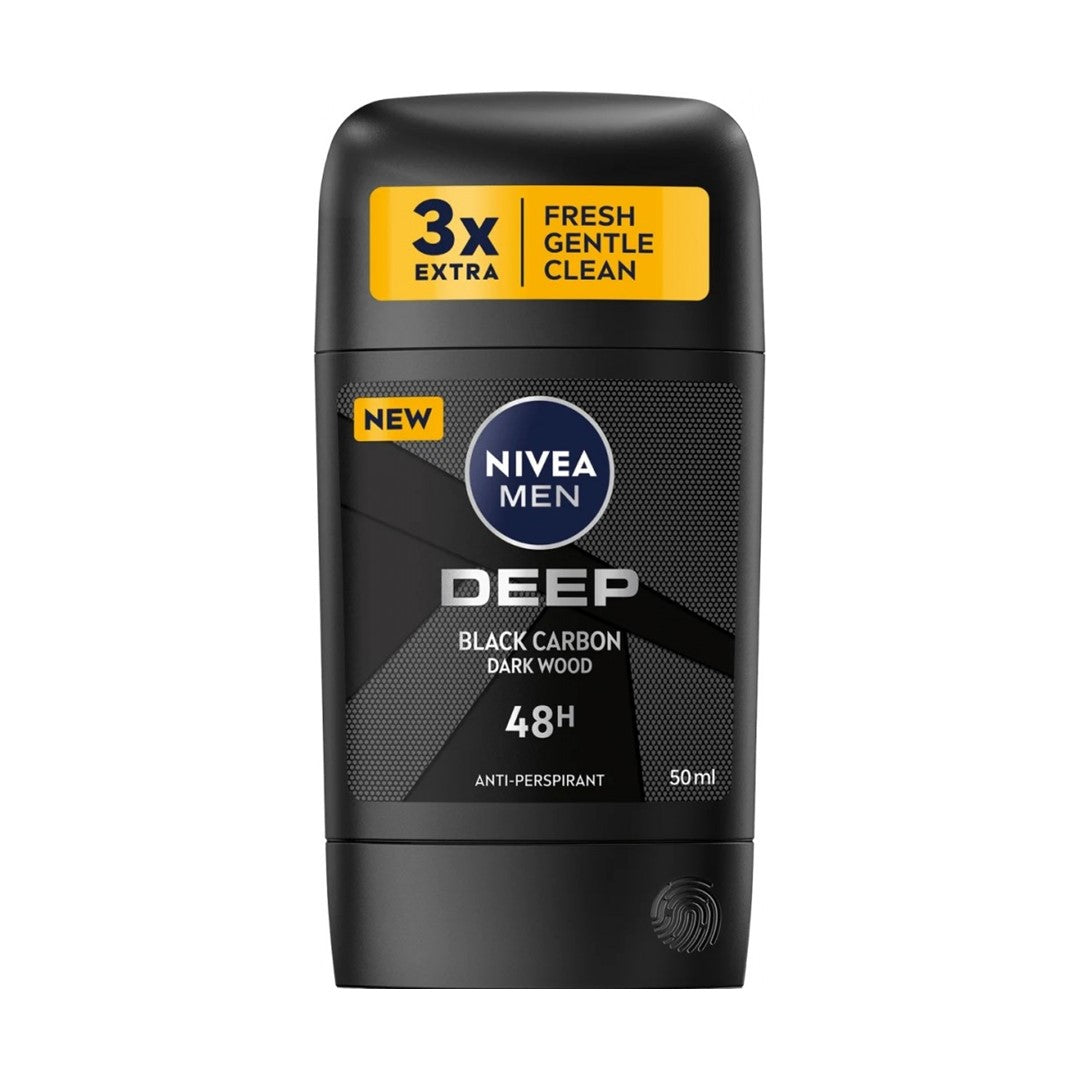 Nivea Men - Deodorant - Stick - Deep - Black Carbon - 50ml