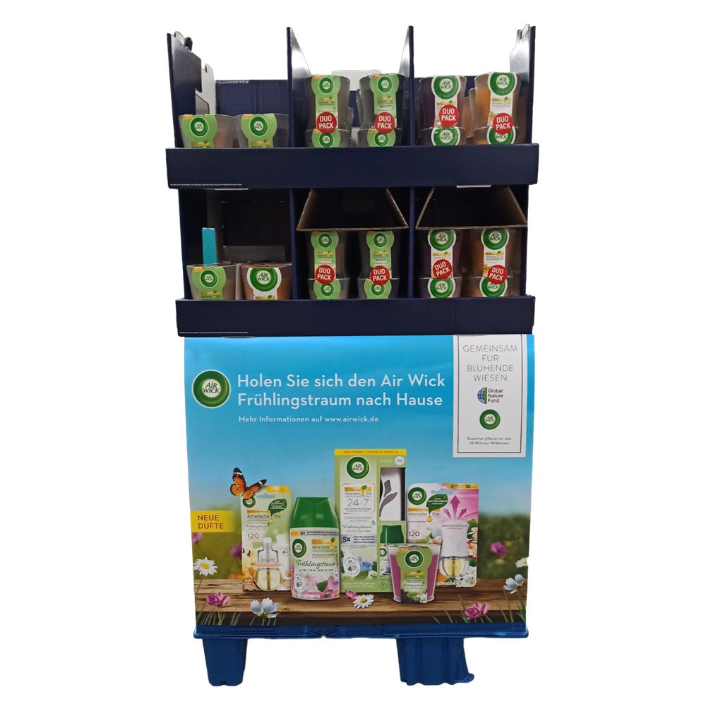Air Wick - Display - Geurkaars - 16x220g - 32x105g - 7 Assortimenten - 48 Stuks