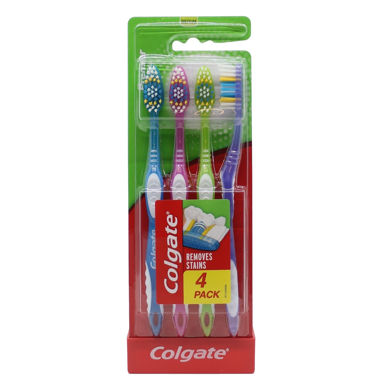 Colgate - Tandenborstel - Premier - Medium - 4 stuks