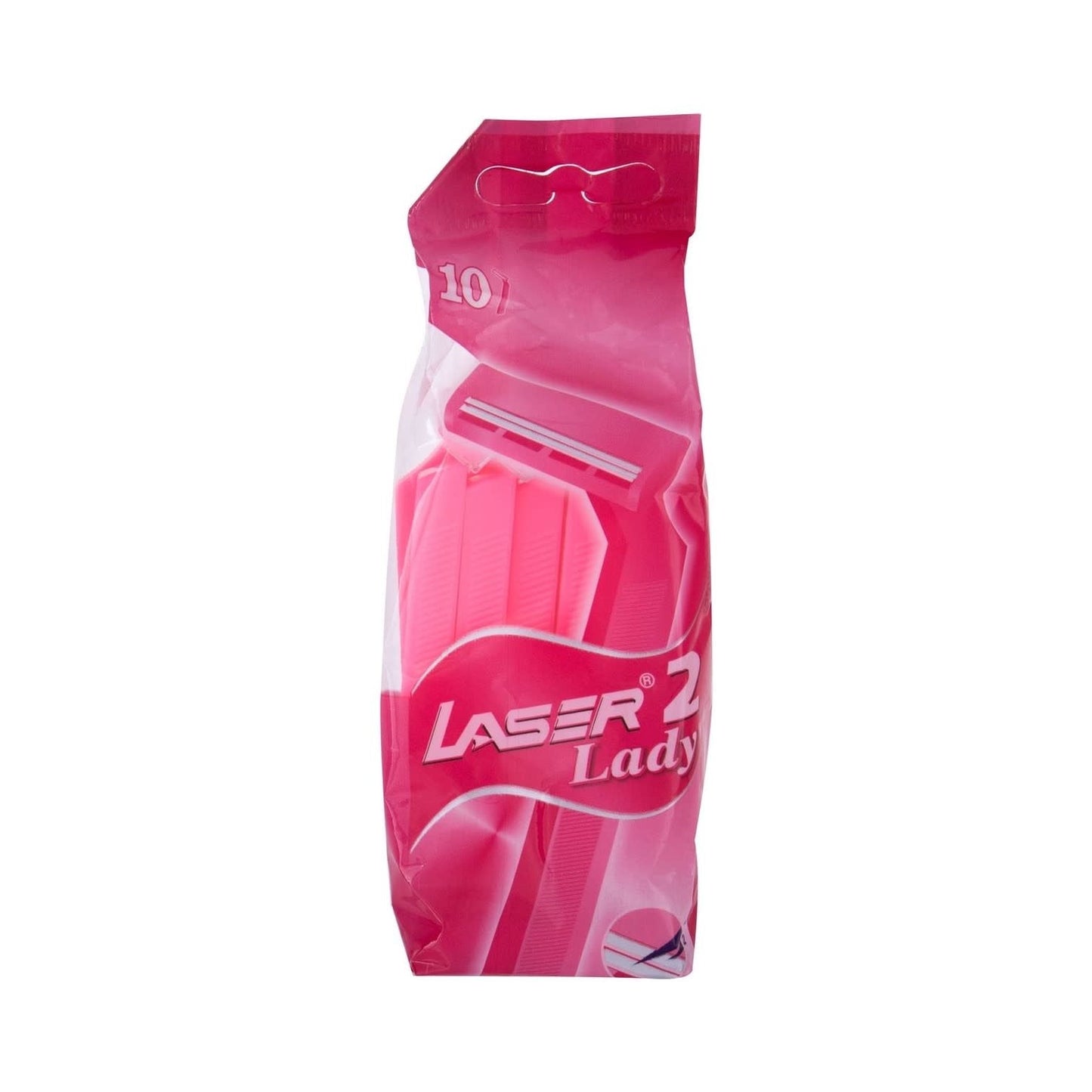 Laser 2 Lady - Scheermesjes - Twin Blade - Wegwerpscheermesjes - 10 Stuks