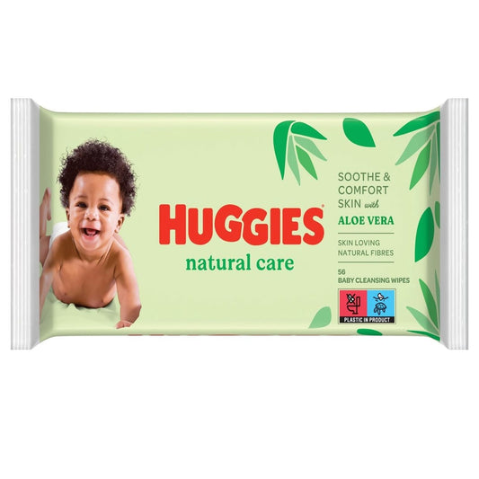 Huggies - Babydoekjes - Natural Care - 56 Stuks