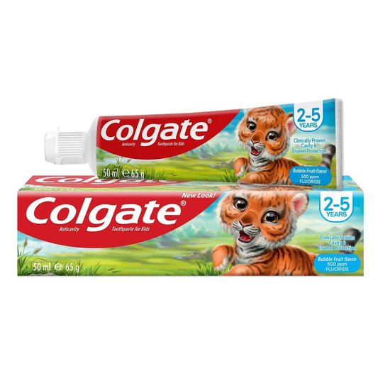 Colgate - Tandpasta - 2-5 Years - Bubble Fruit Flavor - 50ml