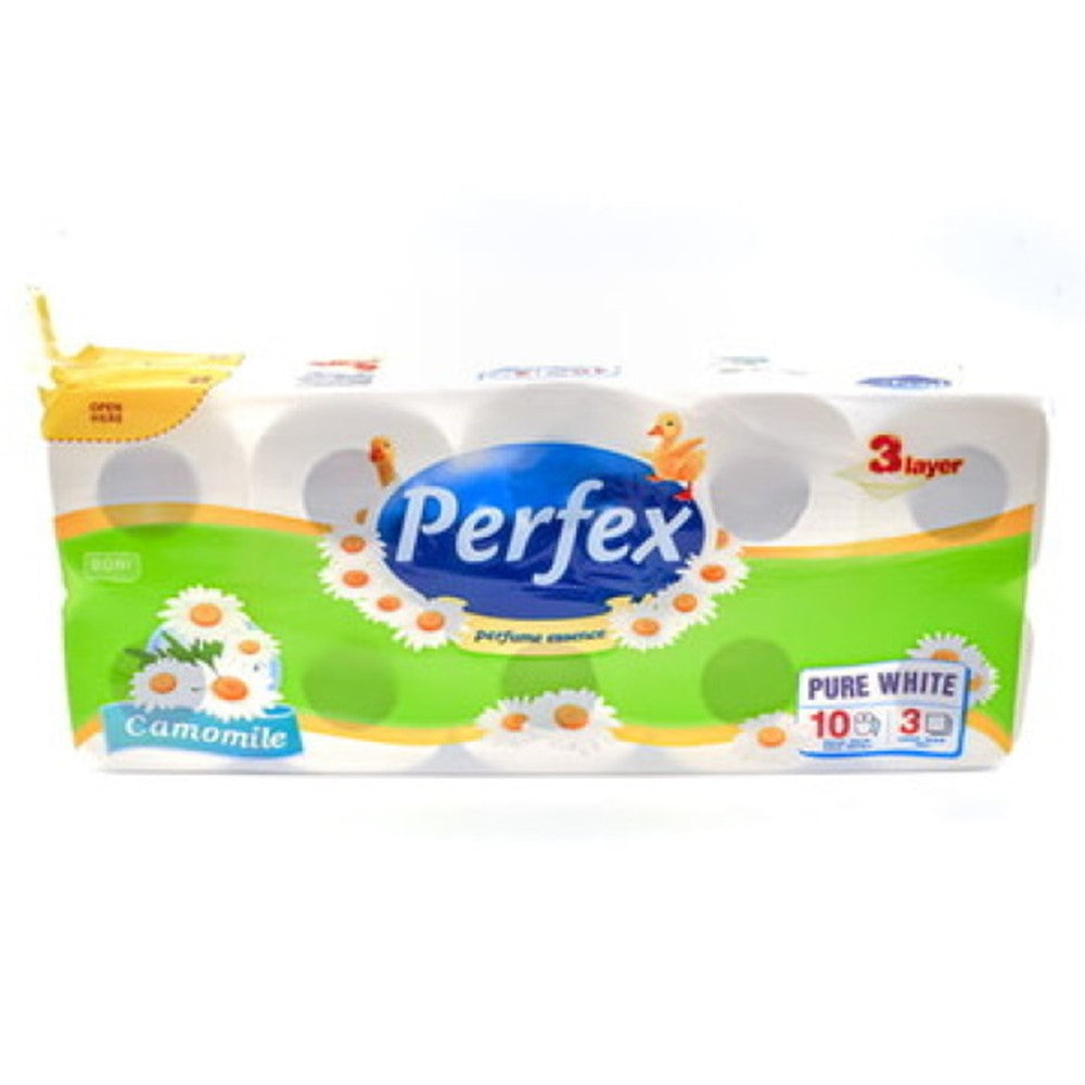 Perfex - Toiletpapier - Camomile - 3 Laags - 10 Rollen