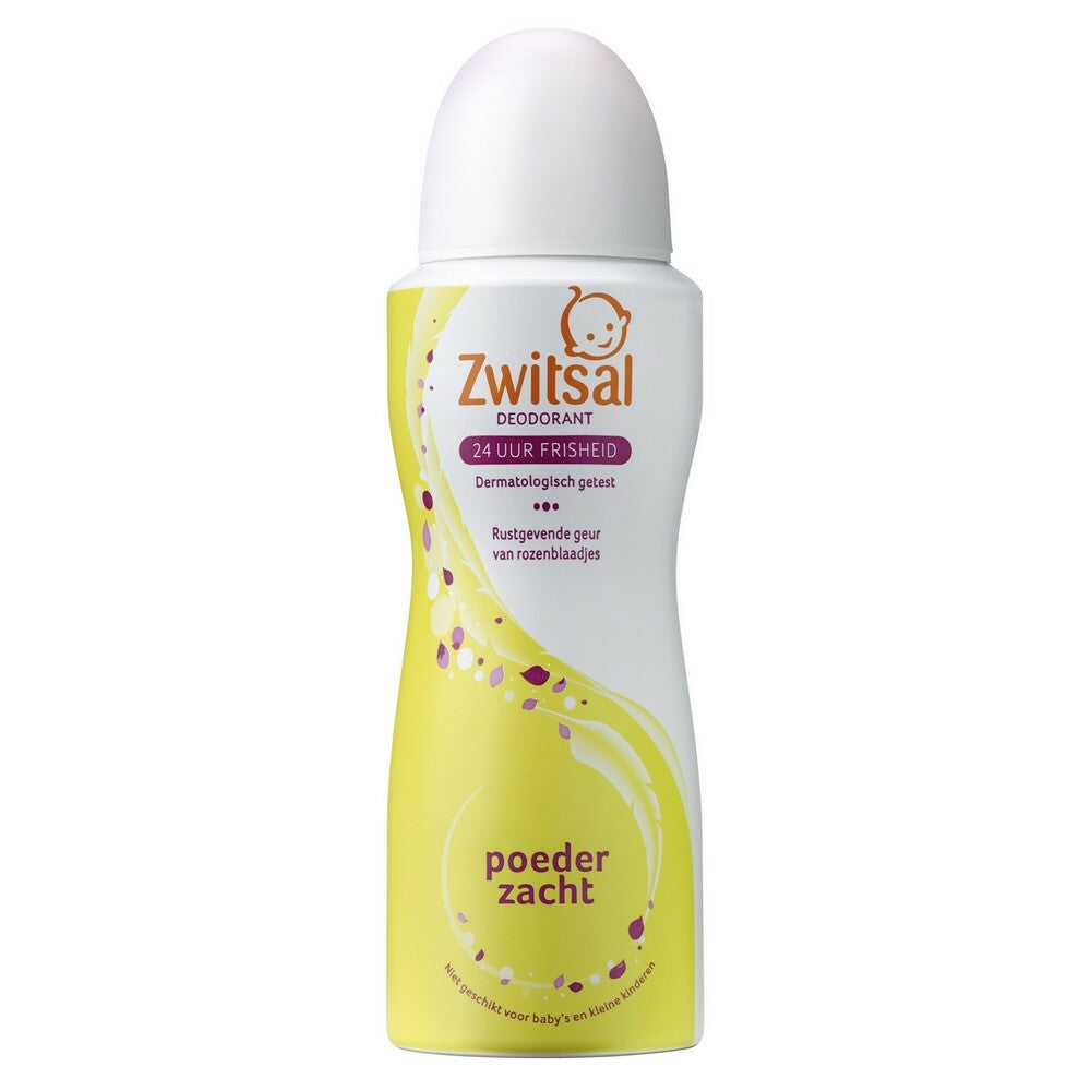 Zwitsal - Deodorant - Spray - Rustgevende Geur van Rozenblaadjes - Poeder Zacht - 100ml