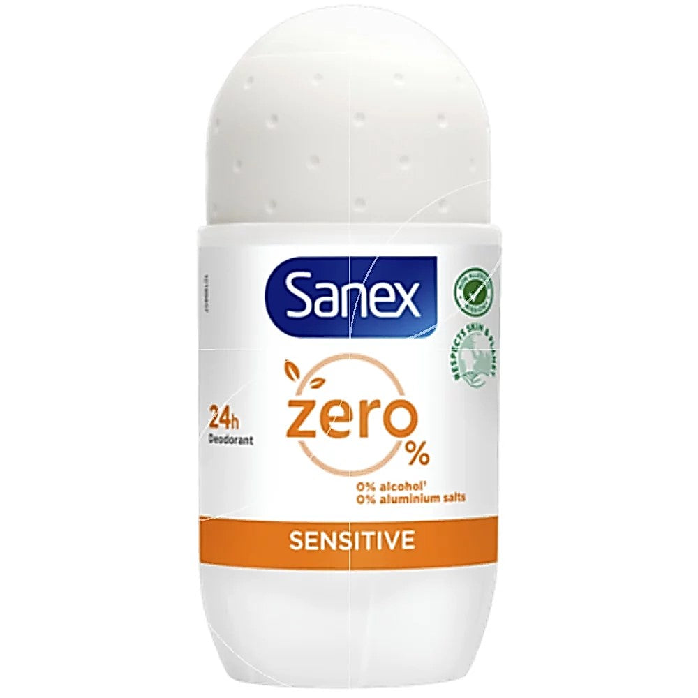 Sanex - Deodorant - Roller - Zero% - Sensitive - 50ml