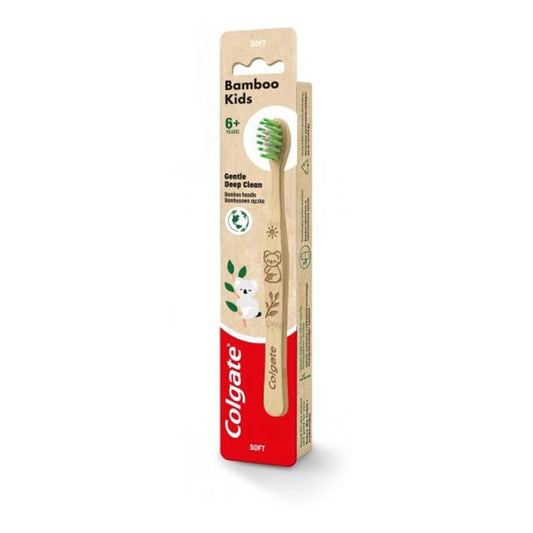 Colgate - Tandenborstel - Bamboo Kids - Gentle Deep Clean - 6+ Jaar - Soft - 1 Stuk