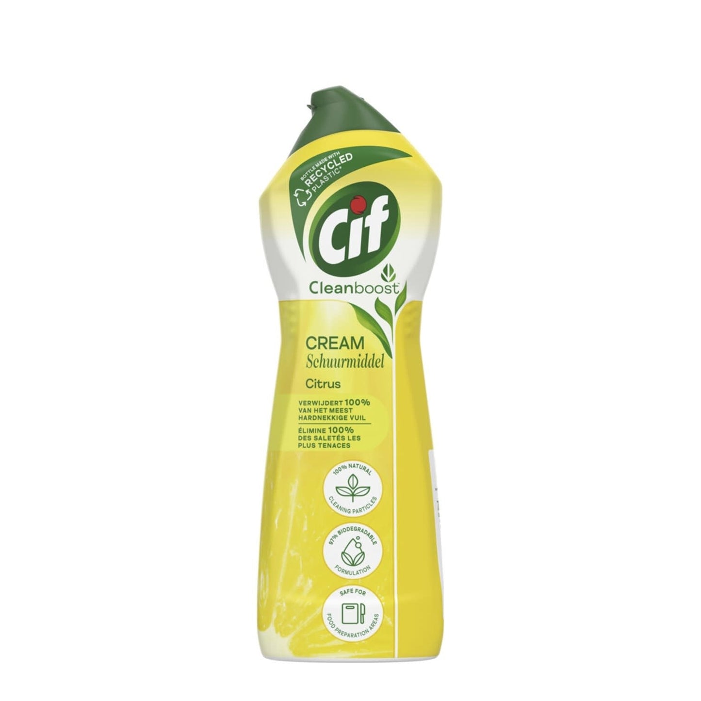 Cif Clean Boost - Schuurmiddel - Cream - Citrus - 750ml