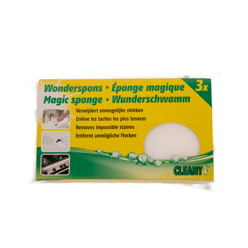 Cleany - Huishoud artikelen - Wonderspons - 3 Stuks