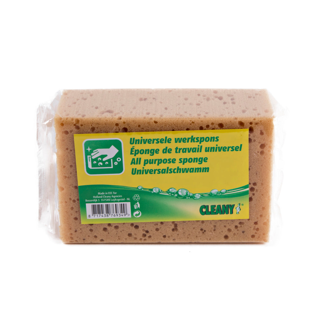 Cleany - Huishoud artikelen - Universele Werkspons - Rechthoekig - 1 Stuk