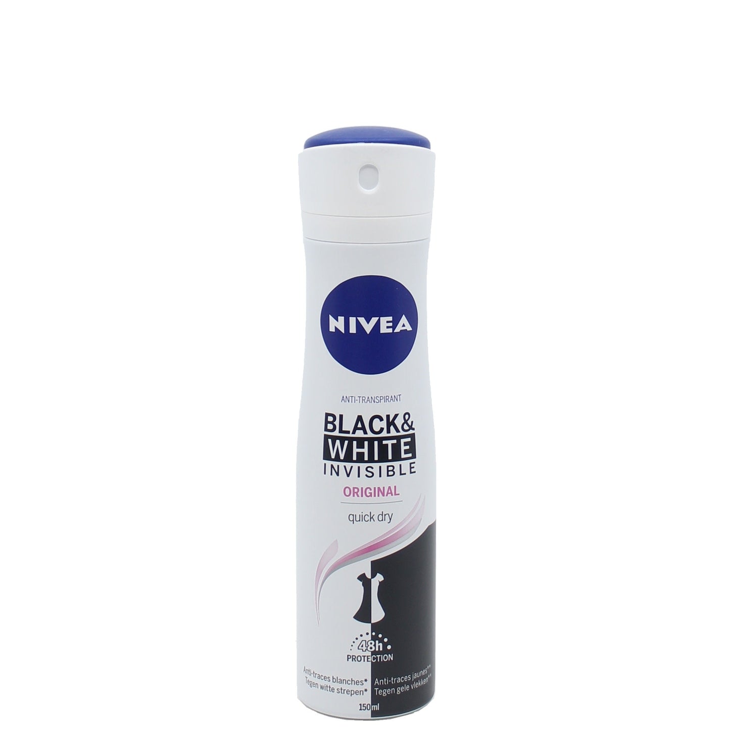 Nivea - Deodorant - Spray - Black & White Invisible - Original - 150ml