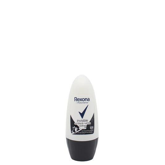 Rexona Motion Sense - Deodorant - Roller - Invisible On Black & White Clothes - Anti Perspirant - 50ml