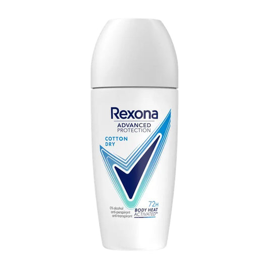 Rexona - Deodorant - Roller - Advanced Protection - Cotton Dry - 50ml