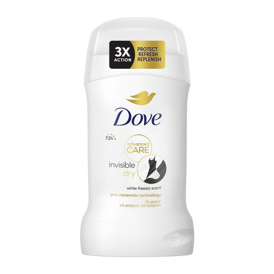 Dove - Deodorant - Stick - Advanced Care - Invisible Dry 72H - White Freesia - 50ml