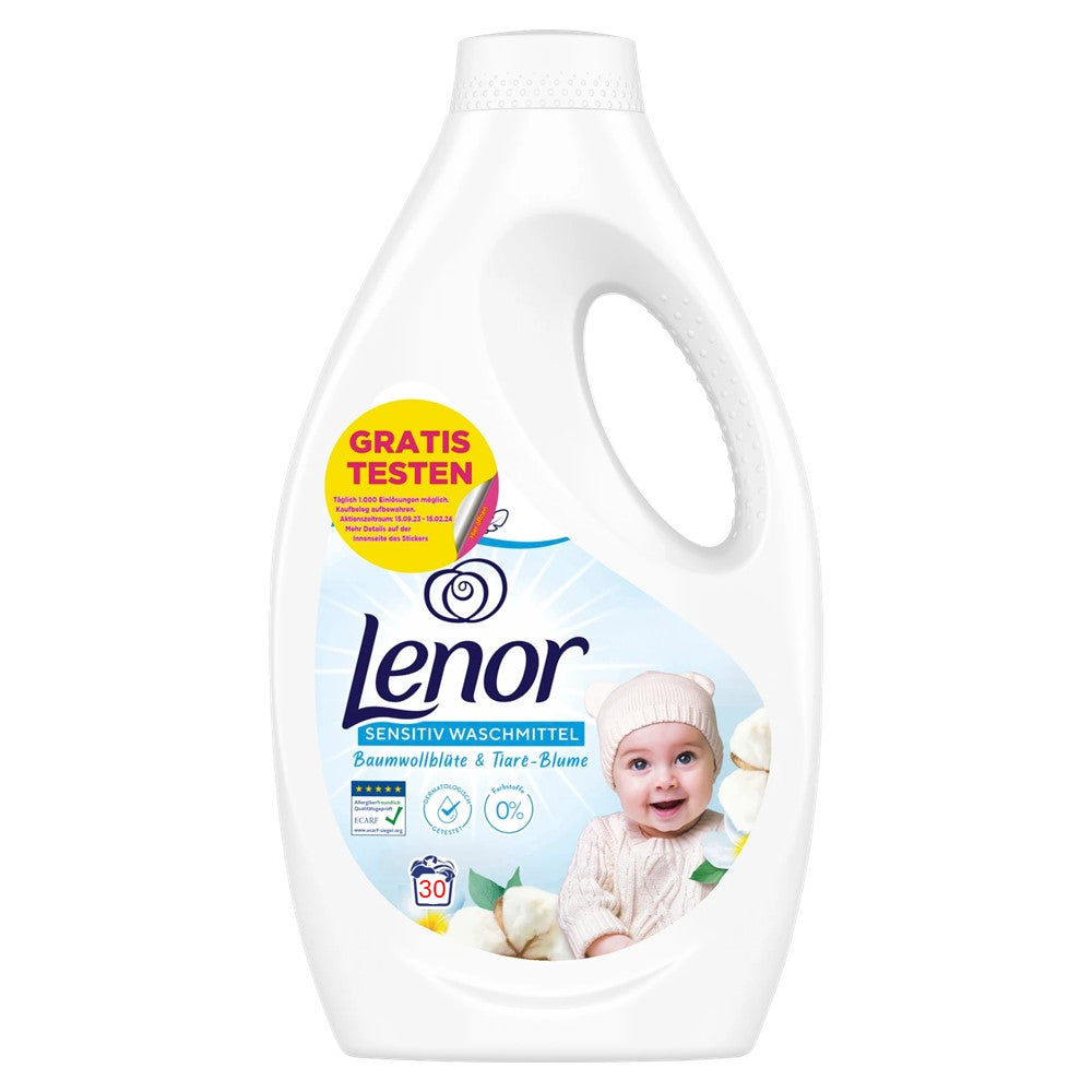 Lenor - Wasmiddel - Vloeibaar - Sensitive - 30Wb/1500ml