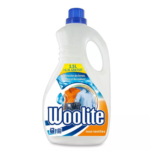 Woolite - Wasmiddel - Vloeibaar - All Textiles - 50Wb/3000ml