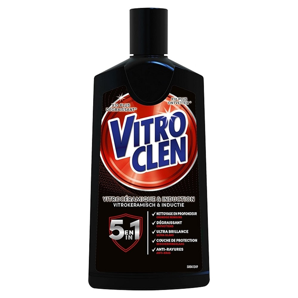 Vitroclen - Kookplaatreiniger - Vloeibaar - 5in1 - Vitrokeramisch & Inductie - 200ml