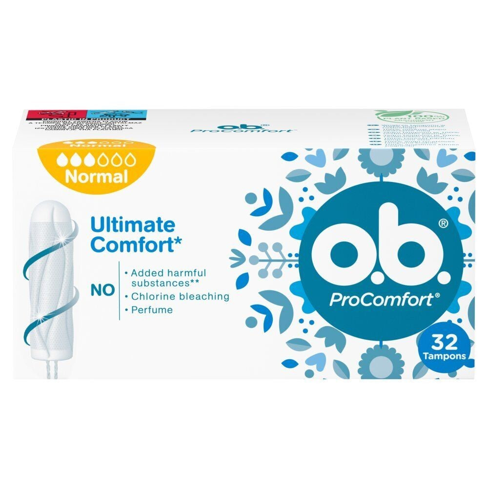 O.B. ProComfort - Tampons - Ultimate Comfort - 3 Normal - 32 Stuks