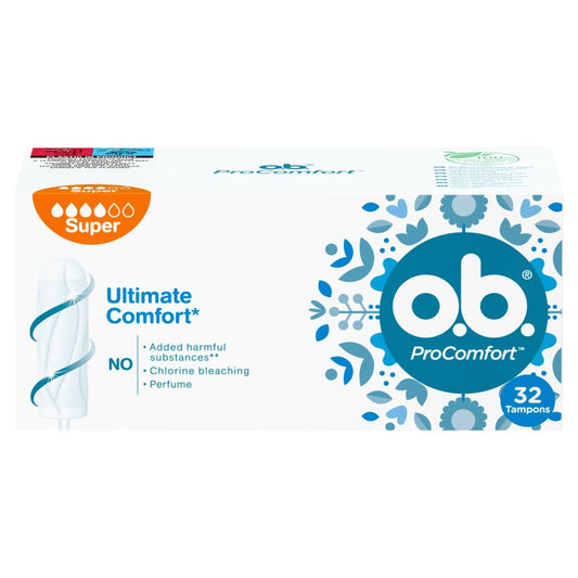 O.B. ProComfort - Tampons - Ultimate Comfort - 4 Super - 32 Stuks