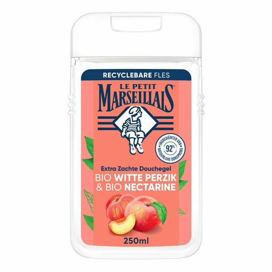 Le Petit Marseiliais - Douchegel - Hydrating & Refreshing - Bio White Peach & Bio Nectarine - 250ml
