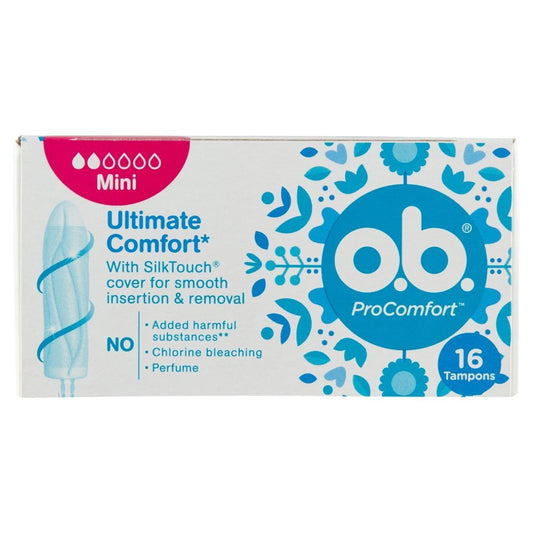 O.B. ProComfort - Tampons - Ultimate Comfort - 2 Mini - 16 Stuks