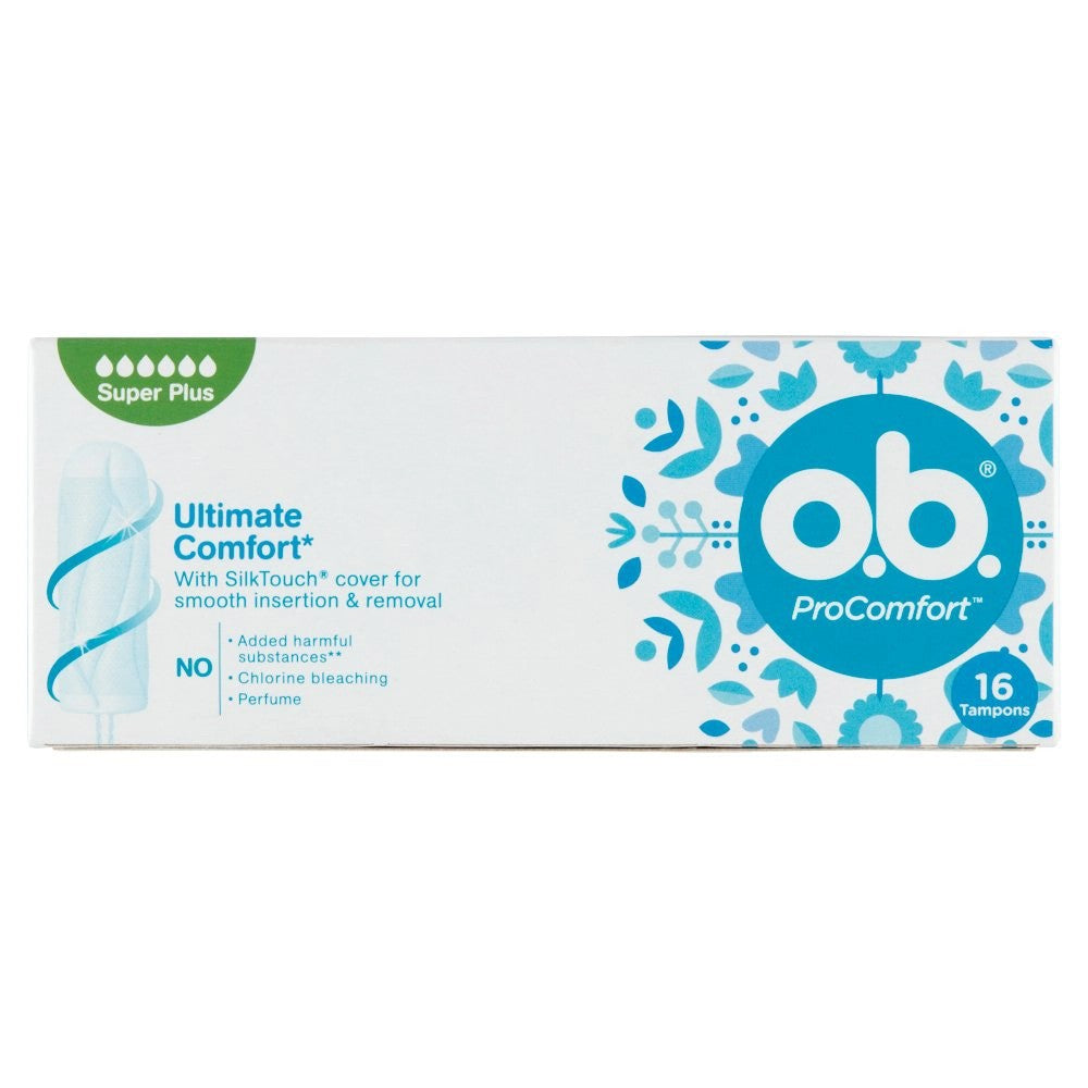 O.B. ProComfort - Tampons - Ultimate Comfort - 6 Super Plus - 16 Stuks