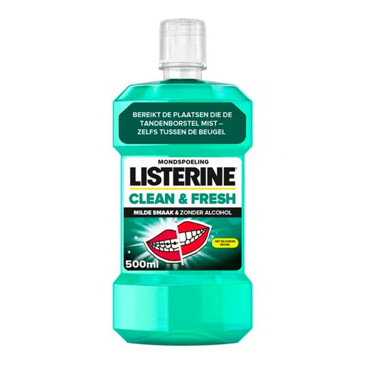 Listerine - Mondwater - Clean & Fresh - Mild - 500ml