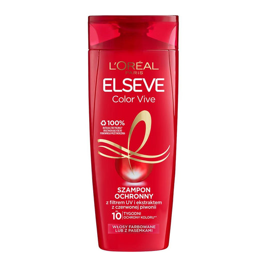 L'Oreal Elseve - Shampoo - Color Vive - Peonies - 400ml