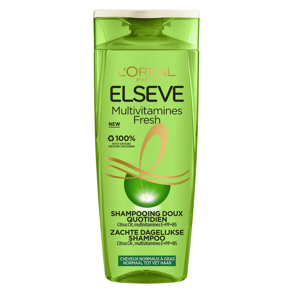 L'Oreal Elseve - Shampoo - Multivitamines Fresh - 250ml