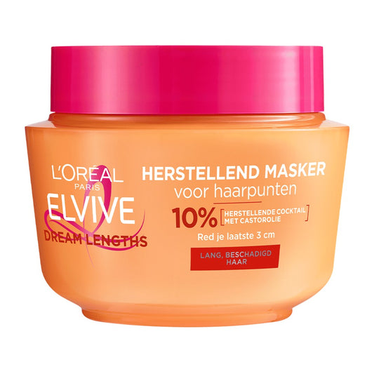 L'Oreal Paris Elseve - Haarmasker - Dream Long - Lang & Beschadigd Haar - 300ml