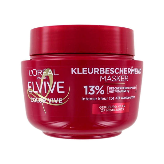 L'Oreal Paris Elvive - Haarmasker - Color Vive - Gekleurd Haar Of Highlights - 300ml