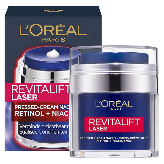 L'Oreal Paris - Nachtcreme - Revitalift Laser - Retinol + Niacinamide - 50ml