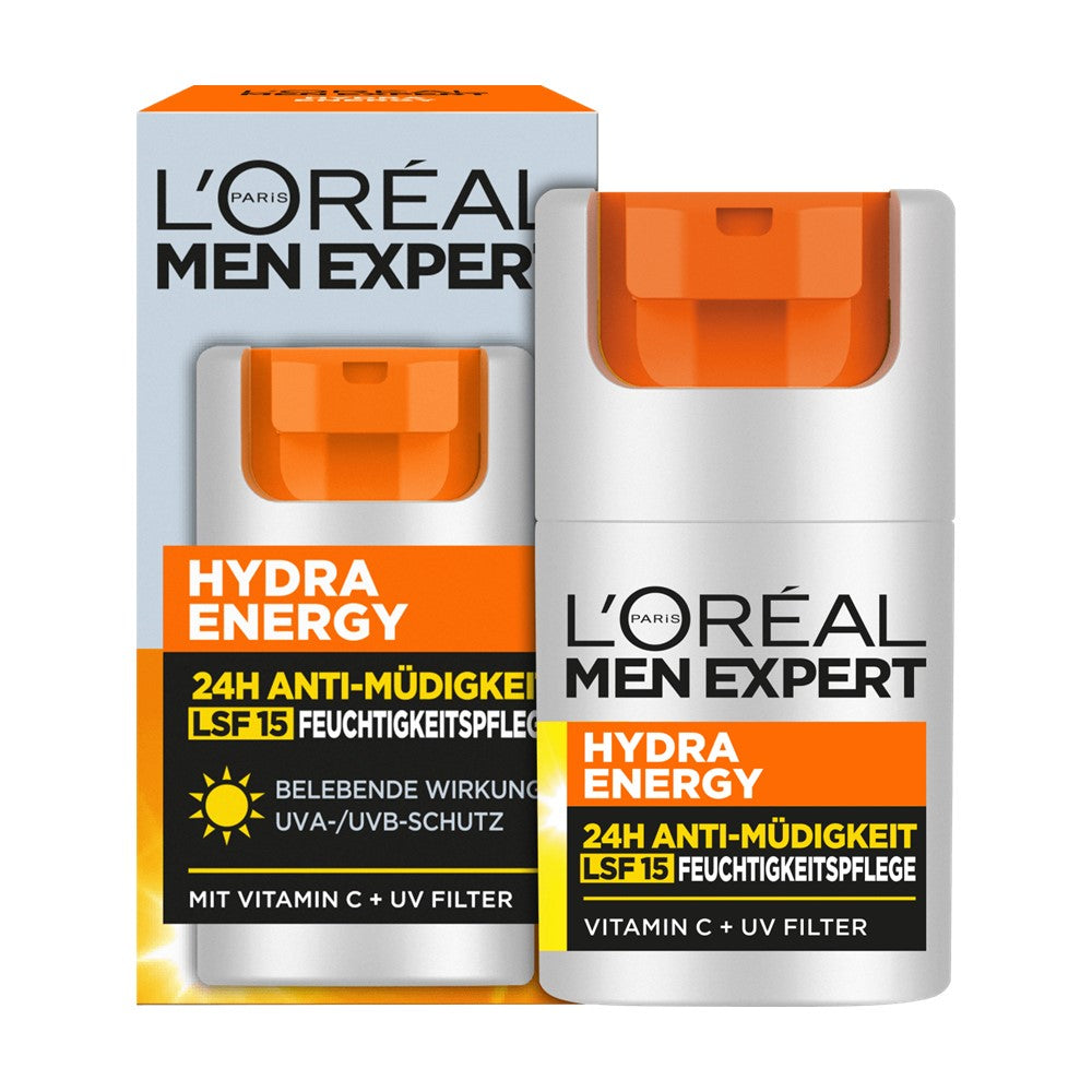 L'Oreal Men Expert - Gezichtsreiniging - Hydra Energy - LSF 15 - 50ml