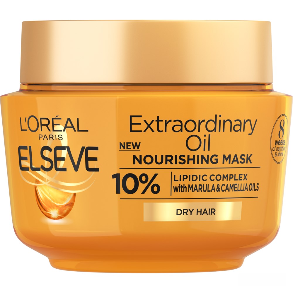 L'Oreal Elseve - Haarmasker - Extraordinary Oil - Marula & Camellia Olie - 300ml