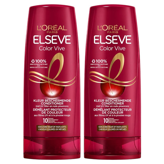 L'Oreal Paris Elseve - Conditioner - Color Vive - Color Protection - 2x250ml