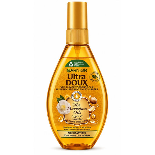 Garnier Ultra Doux - Haarolie - The Marvelous Oils - Argan & Camelia - 150ml