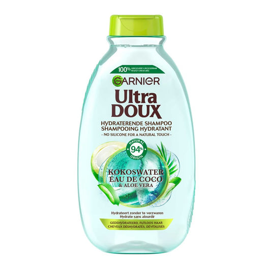 Garnier Ultra Doux - Shampoo - Kokoswater & Aloe Vera - 250ml