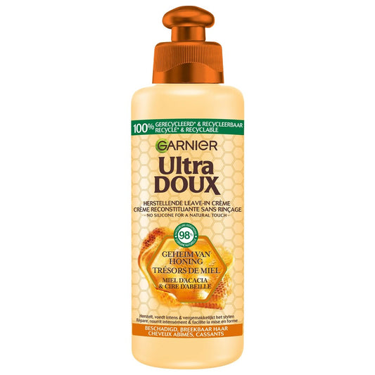 Garnier Ultra Doux - Haarcreme - Geheim Van Honing - Leave-in Creme - 200ml