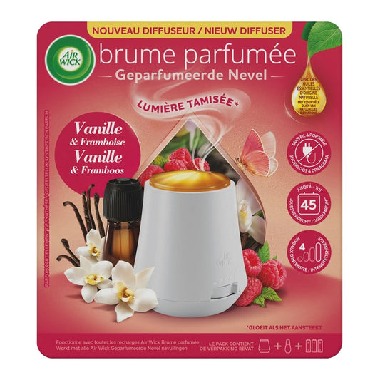 Air Wick - Elektrisch Luchtverfrisser - Starterset - Essential Mist - Vanilla & Raspberry - 20ml