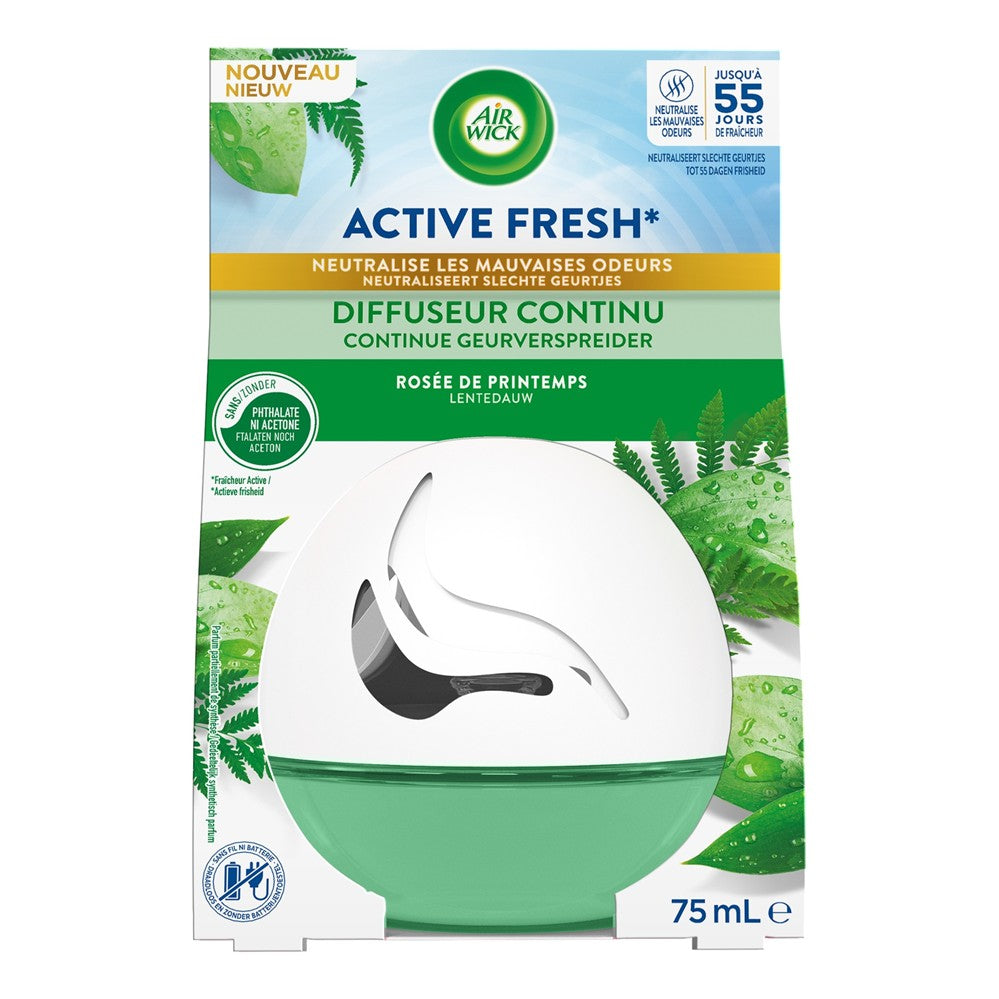 Air Wick - Luchtverfrisser - Active Fresh Liquid Air - Spring Dew - 75ml