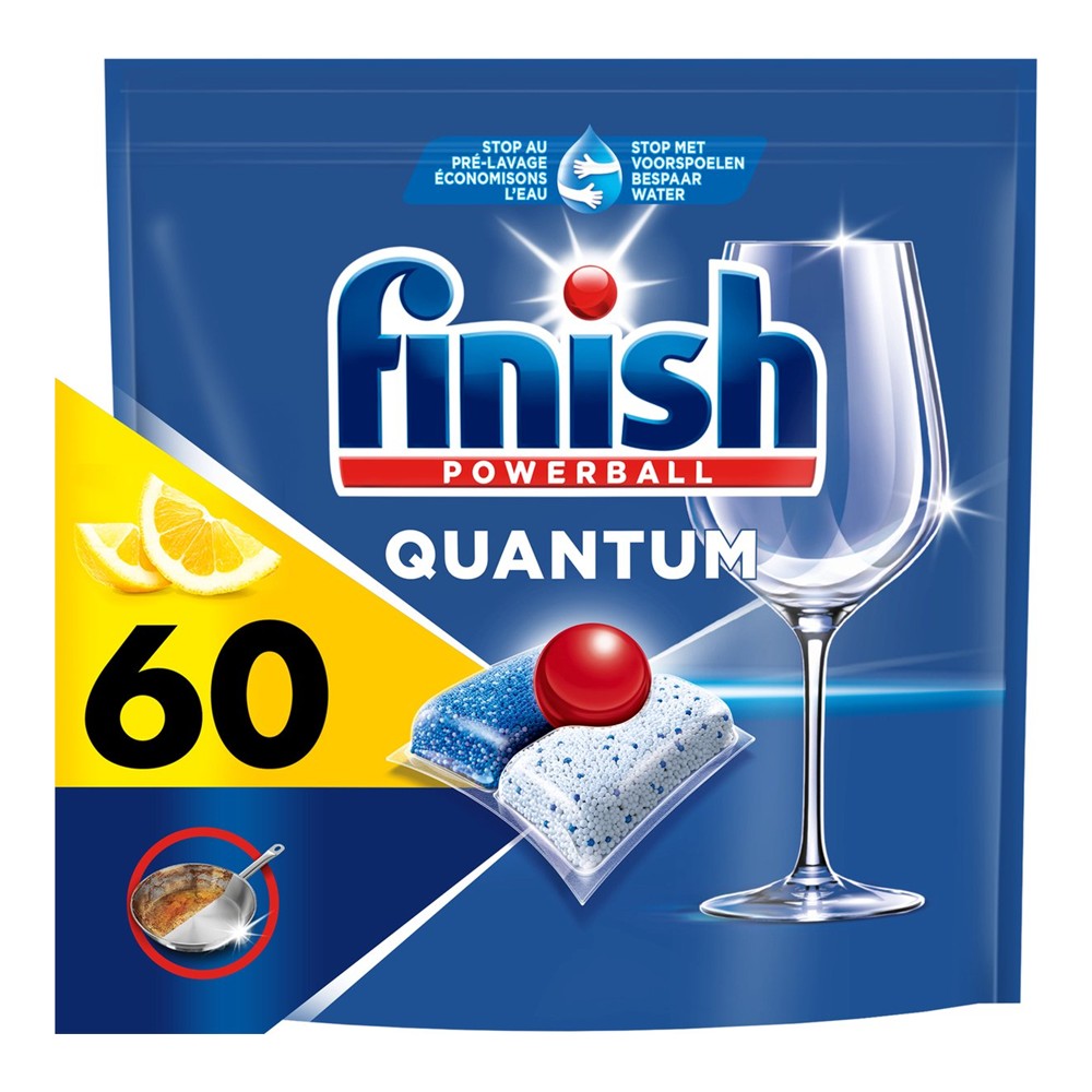 Finish Powerball - Vaatwas - Capsule - Quantum - All-in 1 - Citron - 60Wb