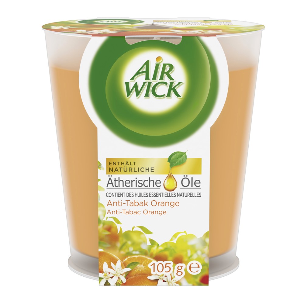 Air Wick - Geurkaars - Anti-Tabacco Orange - 105g