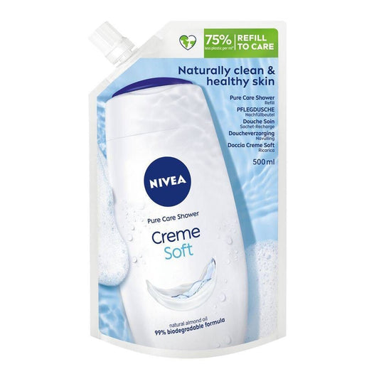 Nivea - Douchegel - Navulling - Creme Soft - 500ml