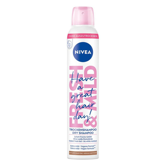 Nivea - Droogshampoo - Spray - Fresh & Mild - Medium Hair Tones - 200ml