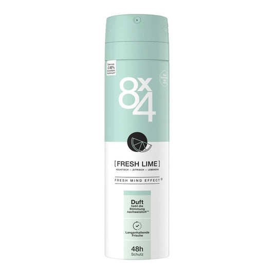 8x4 - Deodorant - Spray - Fresh Lime - 150ml